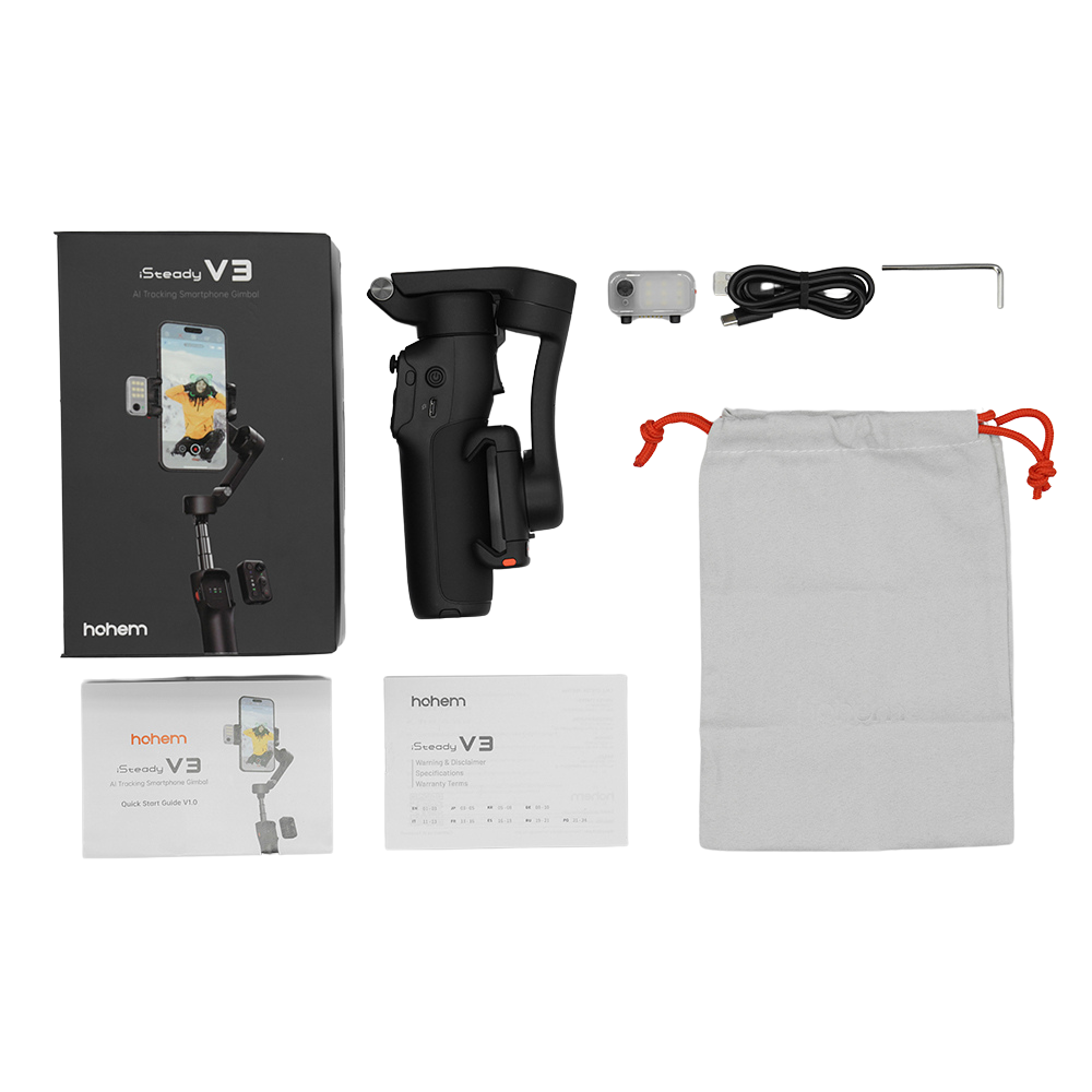 Hohem iSteady V3 Foldable Gimbal Stabilizer Hohem iSteady V3 Foldable Gimbal Stabilizer